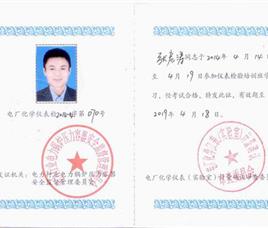 张彦涛资质证书